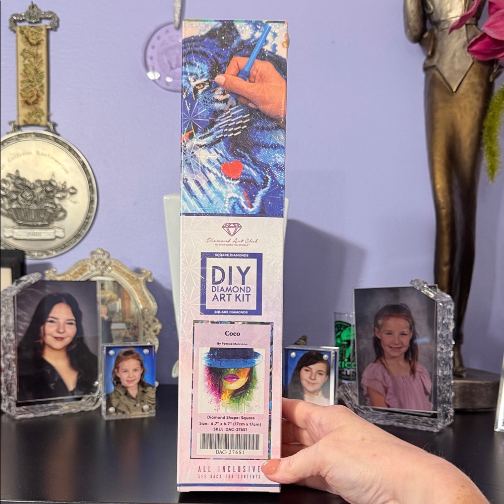 DIY Diamond Art Kit "Coco" - Colorful Parrot Design